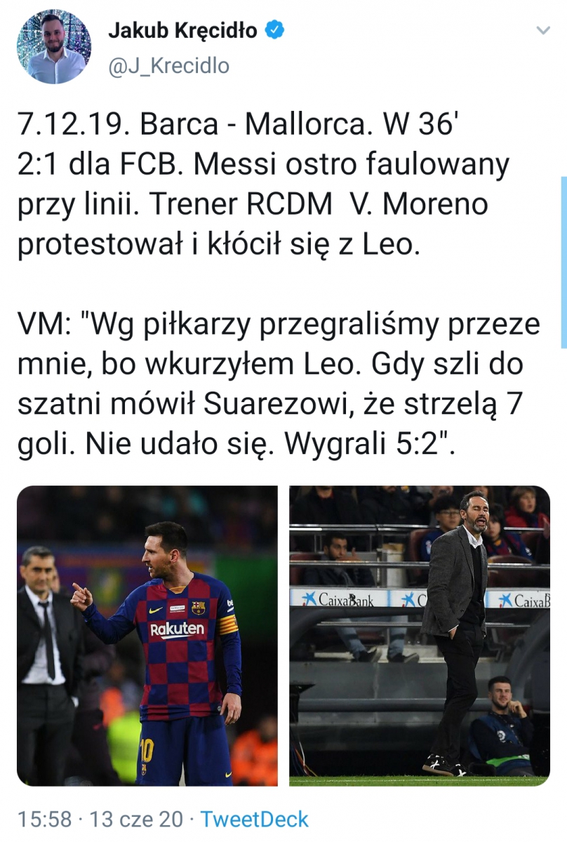 Dlatego lepiej NIE DENERWOWAĆ Leo Messiego xD